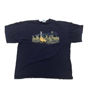 Vintage Hunting Humor Men's XL T-Shirt Hunter Deer Buck Funny Gildan 1999